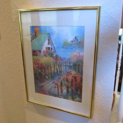 Pretty original watercolor art.
