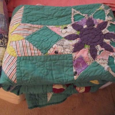 Antique handmade one-of-a-kind quilts!