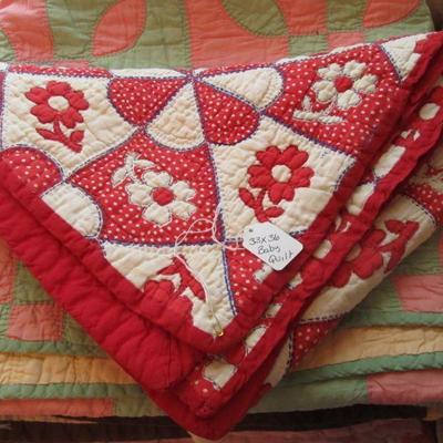 Antique handmade one-of-a-kind quilts!