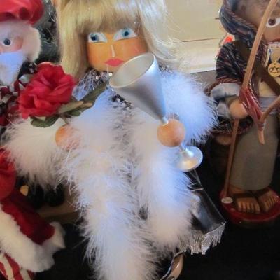 Large selection of Nutcrackers.  Some are from Germany made by Steinbach.