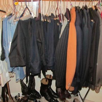 Visit our Boutique - with women & men's clothes, shoes, purses, hats, & accessories.  Designer!