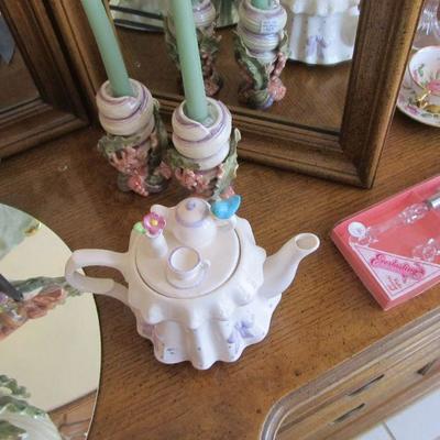Fitz & Floyd Oceana collection, & cute teapot
