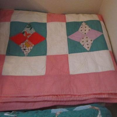 Antique handmade one-of-a-kind quilts!