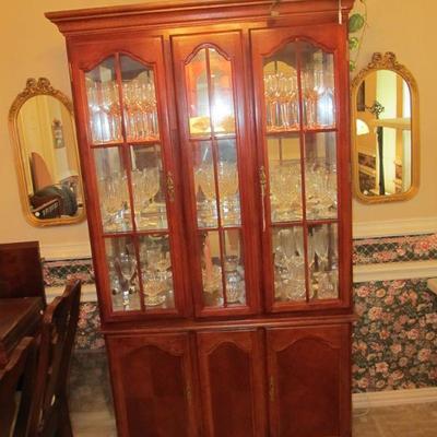 Beautiful lighted hutch