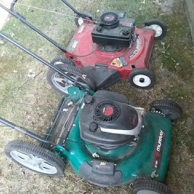 Two 22in Murray Lawnmowers