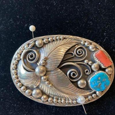 Sterling Apachito Belt Buckle
