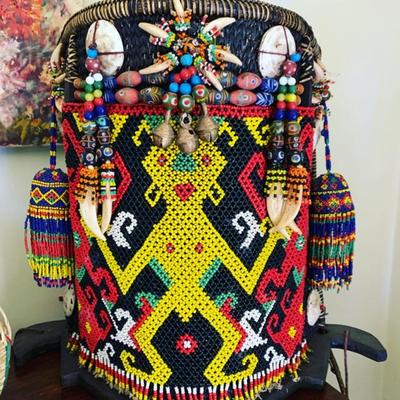 Antique Dayak Baby Carrier