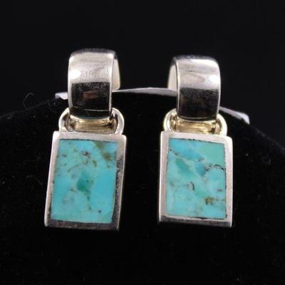Sterling and Turquoise Earrings