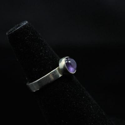Sterling and Amethyst Ring