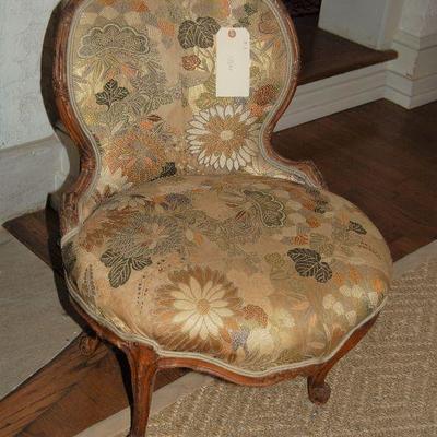 Antique slipper chairs