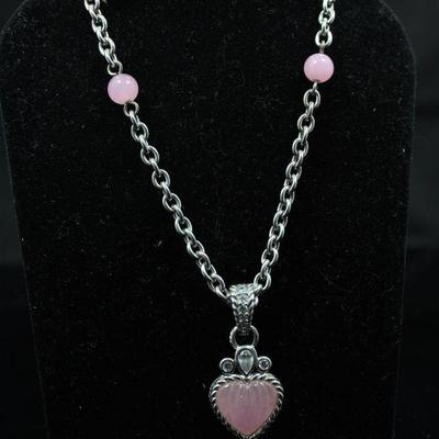 Sterling Judith Ripka & CZ Necklace