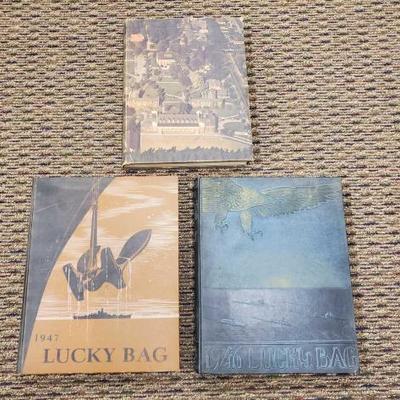 1110	
1947 and 1946 Lucky Bag United States Naval Academy Yearbook, and 1947-48 University Of Oregon
1947 and 1946 Lucky Bag United...