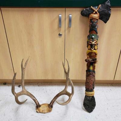 
#799 â€¢ Antlers And Native American Stick