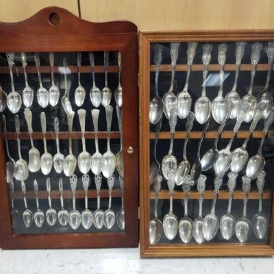 #690 â€¢ Antique 1915 States Spoons By WM.Rogers & Sons And Various Collectible Vintage Spoons