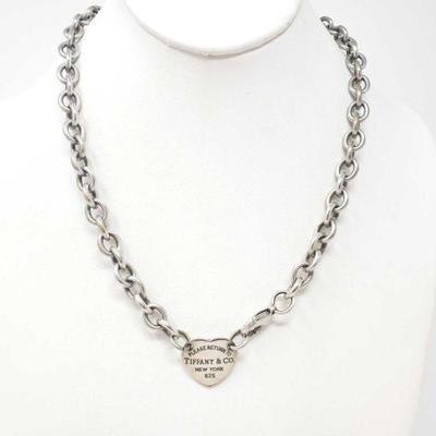 #207 â€¢ Tiffany & Co asterling Silver Necklace, 58.3g