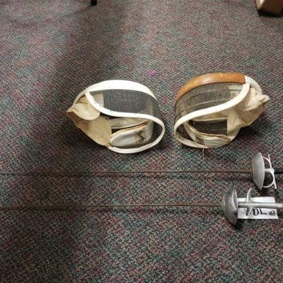 #795 â€¢ Santelli Fencing Masks and Abercrombie & Fitch Saber