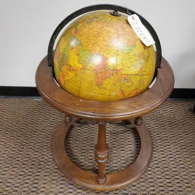 #27200 â€¢ World Globe and Stand