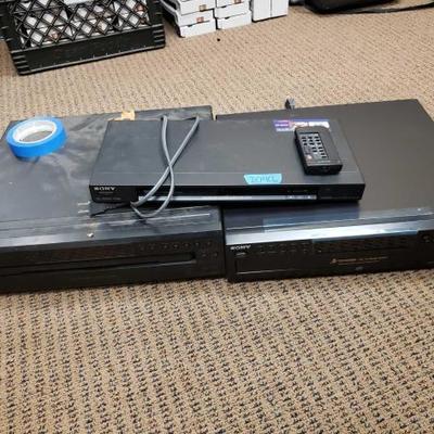#2040 â€¢ 2 Sony DVD Players And A Denon DVD Player

