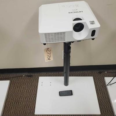 
#27704 â€¢ Hitachi CP-RX80 Video Projector With Remote And Ceiling moun