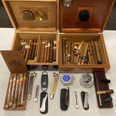 Lot 720: Cigars, Cigar Cutters and more