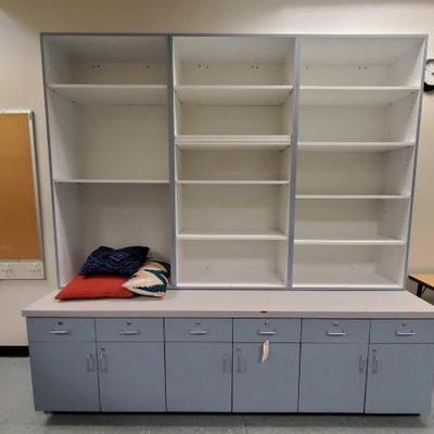 #27108 â€¢ Built In Cabinet and Shelving Unit