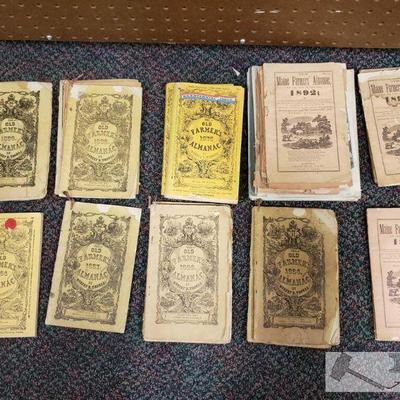 Vintage Farmer Almanacs 