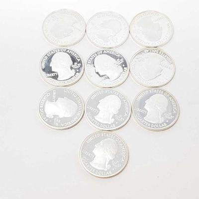 #247 â€¢ 10 Uncirculated 90% Silver Quarters