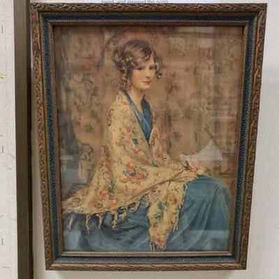 Alice Blue Gown Print With Original Frame: Lot # 594      

This lovely Print (StillIn Its Original Frame) is based on a Popular 1920s...