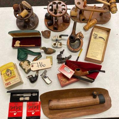Lot # 716 Pipe and Tobacco Collector Lot