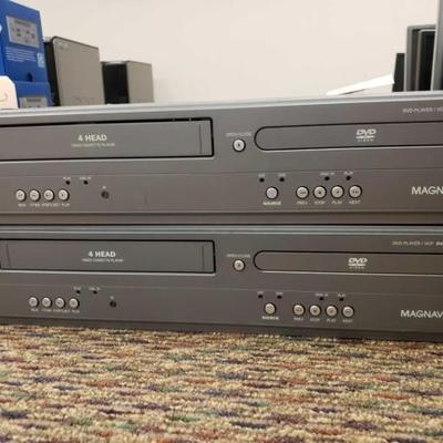 #27756 â€¢ 2 Magnavox DVD/VHS Players