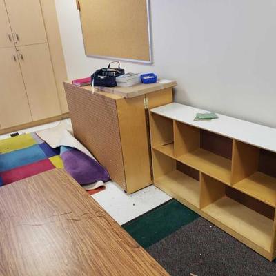 #17112 â€¢ Cubbies, One Is Foldable, And Rug