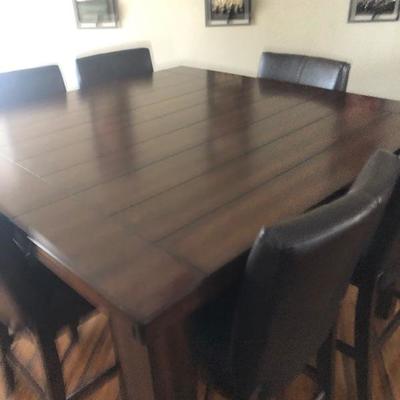 Large bistro style dining table 