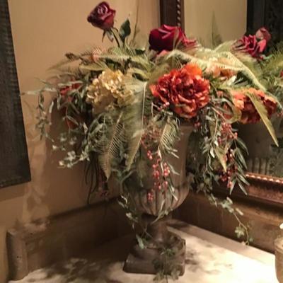 Faux flowers 