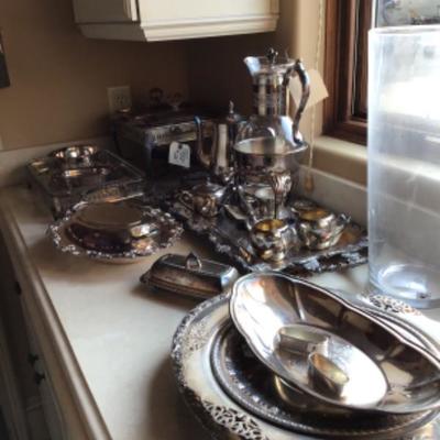Silver plate sets 