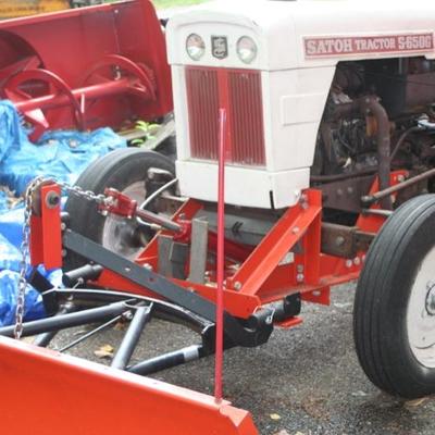 Tractor with Snowplow attachment 