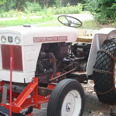 Tractor with Snowblower attachment
