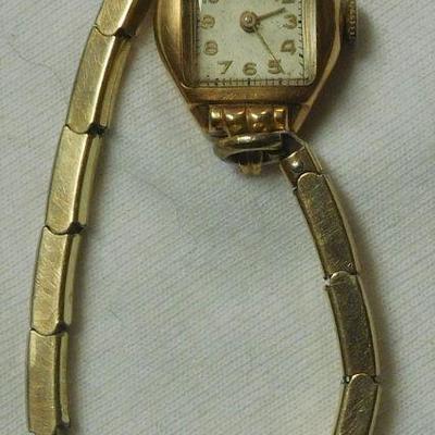 Winton Watch with 14 k Case