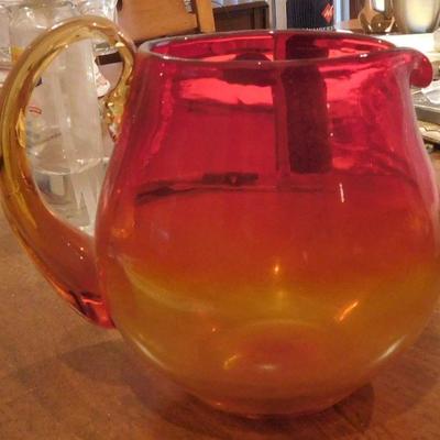 Amberina Pitcher