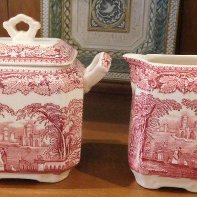 Mason's Ironstone Sugar and Creamer