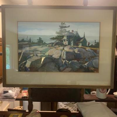 Original Watercolor by Ogden M. Pleissner