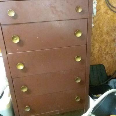 Metal military chest