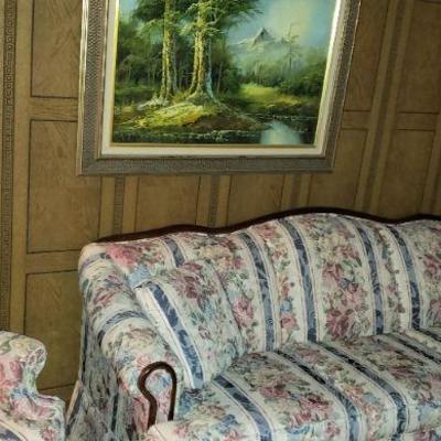 Broyhill Sofa and Matching Chair