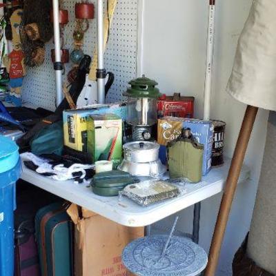 Sundial, Camping gear, Fender Stratocaster & Ludwig Rock Bank Electronic Drum Set, Show Me Your Moves