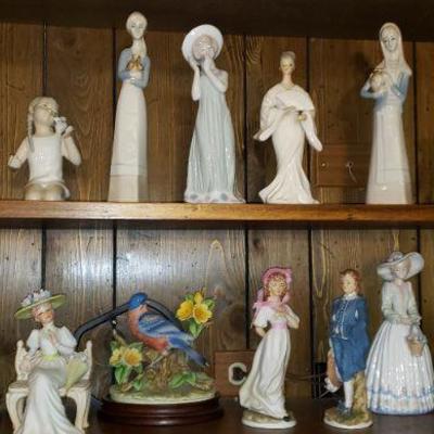 Half body dolls, Occupied Japan, US Zone, Bone Lina, RS Shul, Nippon Figurines