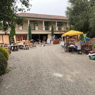Tuesday morning - still a Tom off work to do but itâ€™s coming together and will be a fun safe indoor outdoor sale 