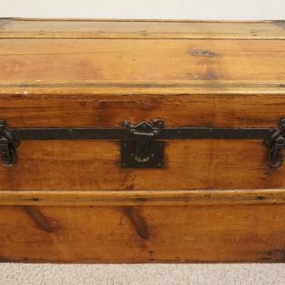 1158	ANTIQUE DOME WOOD TOY TRUNK
