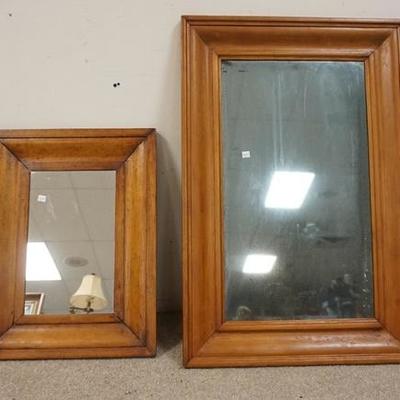 1216	2 ANTIQUE OGEE FRAMED MIRRORS

