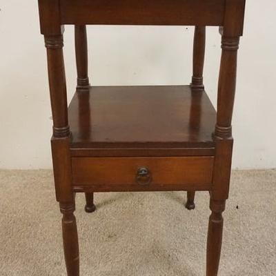 1024	SOLID CHERRY 1 DRAWER WASH STAND FOR WATER BOWL & PITCHER
