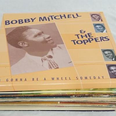 1009	LOT OF 24  & B ALBUMS PLUS ONE BOBBY MITCHELL & THE TOPPERS BOXSET WITH 2 CDS & A BOOK INCLUDED. ALBUMS ARE; A PORTRAIT OF ARTHUR...