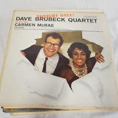 1083	LOT OF 24 DAVE BRUBECK ALBUMS; JAZZ AT OBERLIN, WE'RE ALL TOGETHER AGAIN FOR THE FIRST TIME, JAZZ GOES TO COLLEGE (TWO COPIES) TIME...
